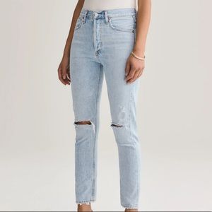 Agolde JAMIE HIGH RISE CLASSIC FIT IN SHAKEDOWN